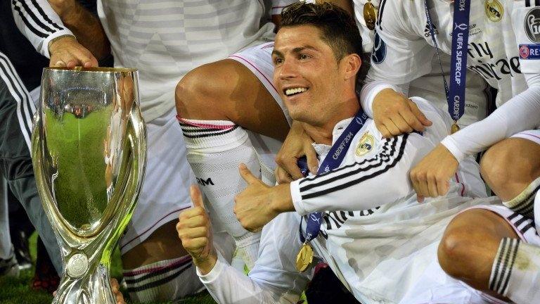 Ronaldo celebrates