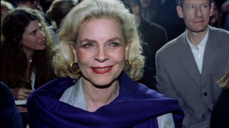 Actress Lauren Bacall