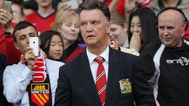 Manchester United manager Louis van Gaal