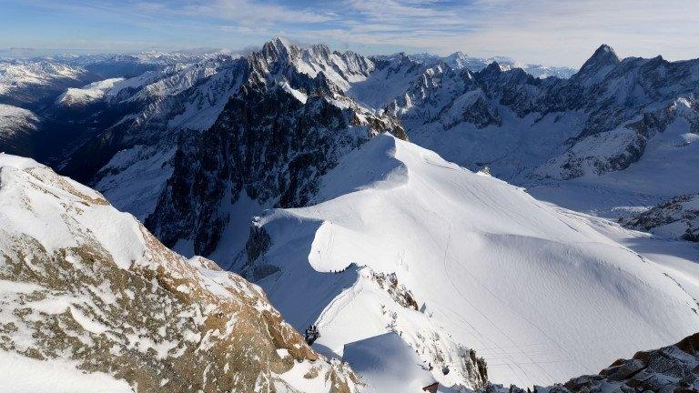 Alps near chamonix, December 2013