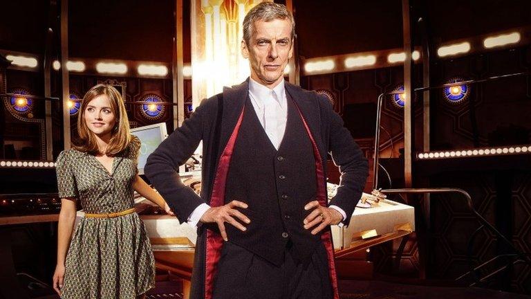 Peter Capaldi and Jenna Coleman