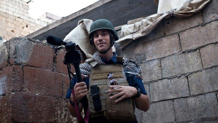 James Foley in Aleppo, Syria. Photo: 2012