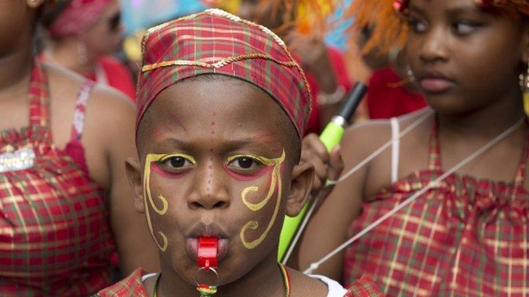 Notting Hill Carnival children