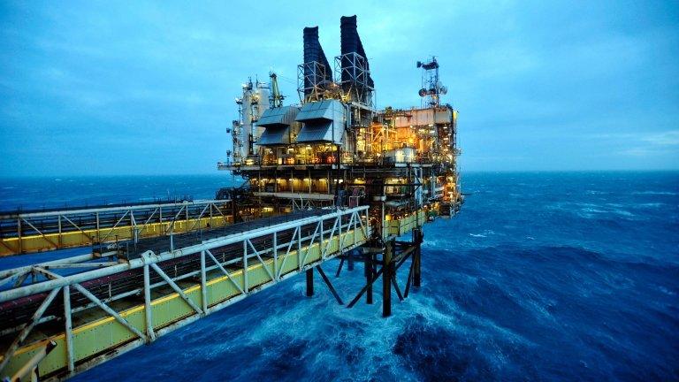 north sea platform