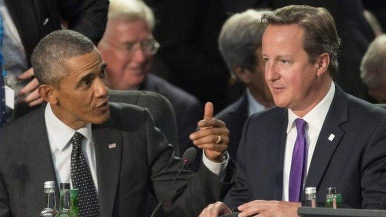 Barack Obama and David Cameron