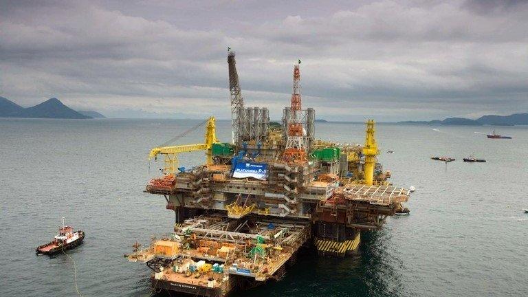 Petrobras oil rig in Rio de Janeiro state