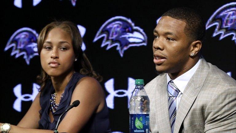 Janay Rice and Ray Rice