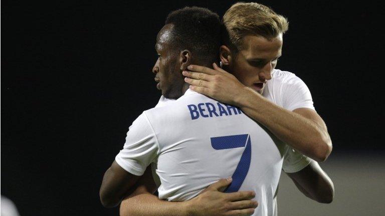 Saido Berahino and Harry Kane