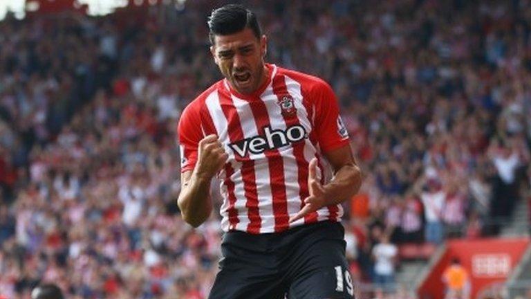 Southampton goalscorer Graziano Pelle