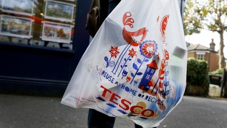 Tesco carrier bag