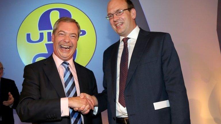 Nigel Farage and Mark Reckless