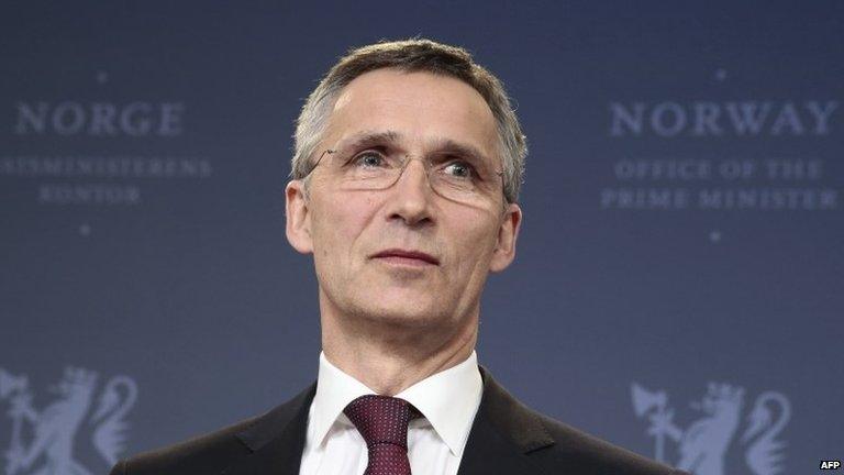 Jens Stoltenberg in Oslo, 28 March 2013