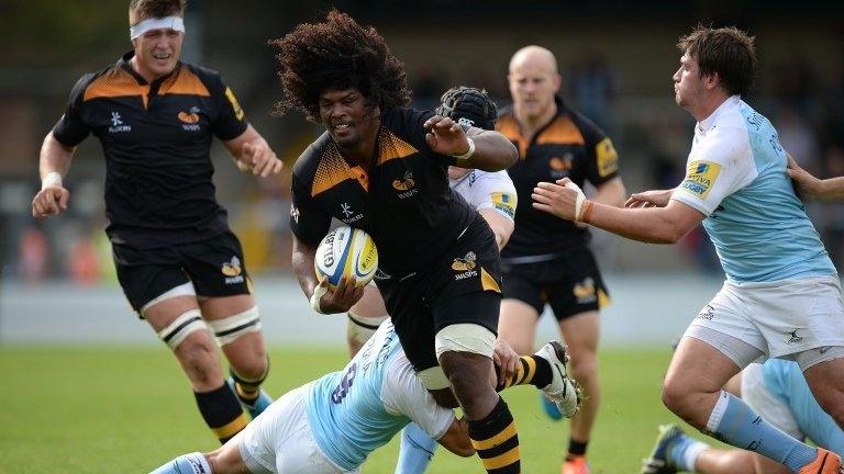 Wasps v Newcastle Falcons in High Wycombe