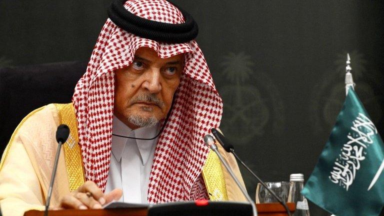 Saudi Foreign Minister Saud al-Faisal