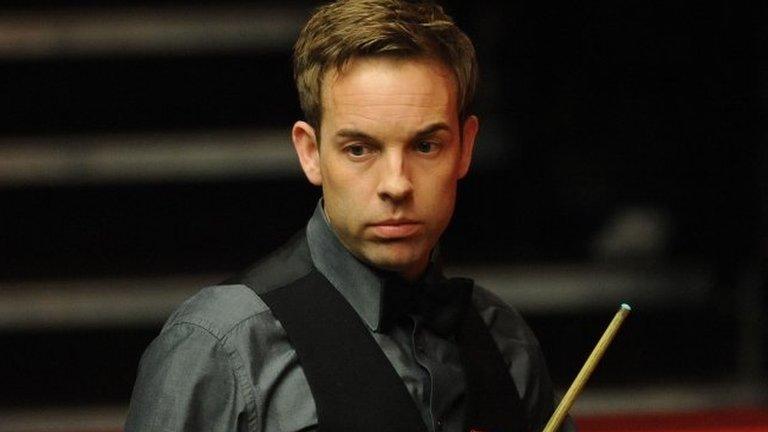 Snooker player Ali Carter