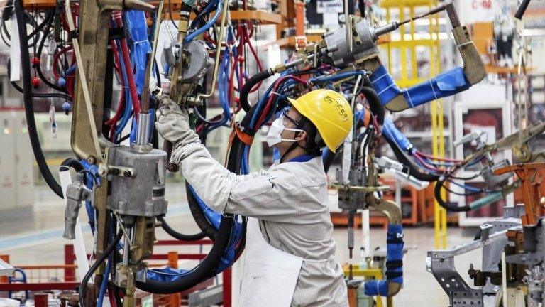 China factory worker