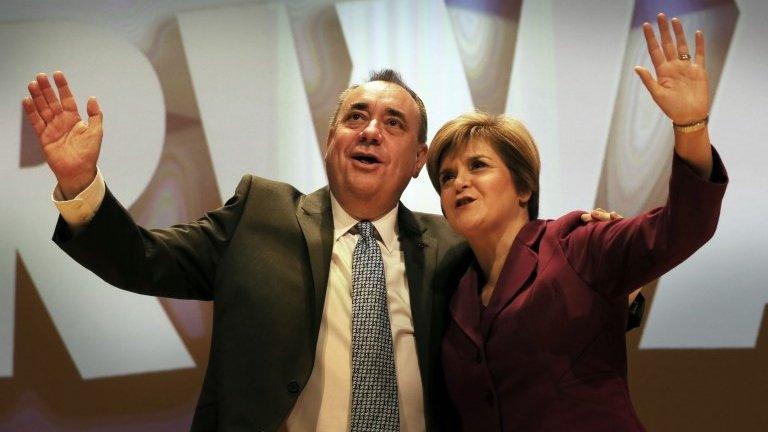 Alex Salmond and Nicola Sturgeon