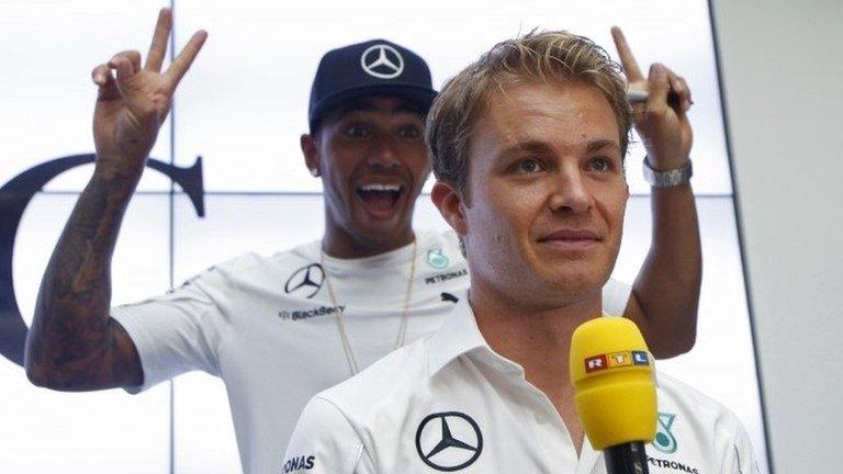 lewis hamilton and nico rosberg