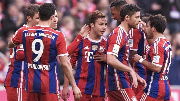 Bayern Munich celebrate