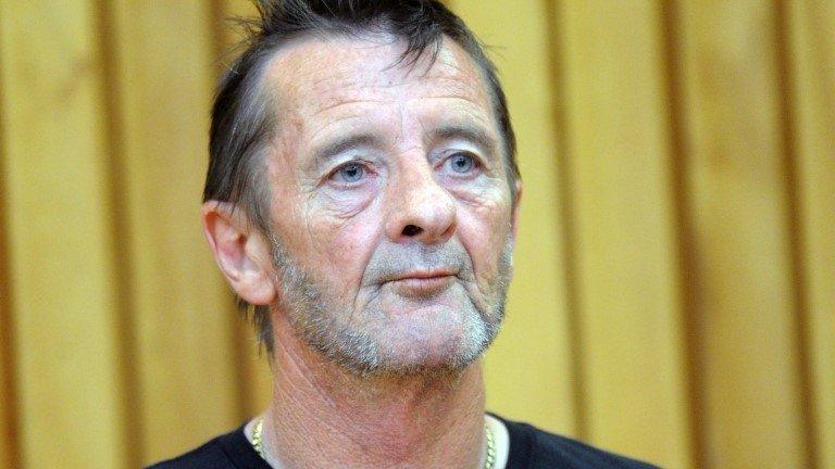 AC/DC drummer Phil Rudd appears in the High Court for charges of drug posession and threatening to kill, at the District Court in Tauranga, New Zealand, 26 November 2014