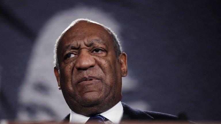 Actor Bill Cosby appeared in New York on 15 November 2014