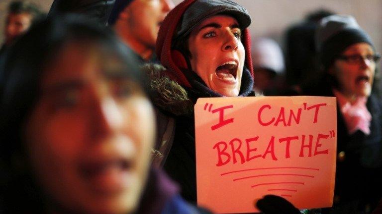 Protesters in Boston, 4 December 2014