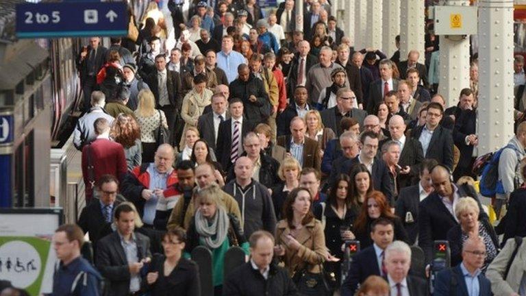 Commuters at Paddington