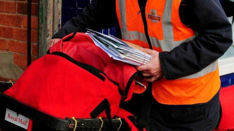 Royal Mail delivery man