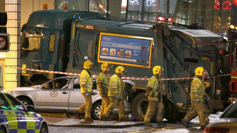 glasgow bin lorry