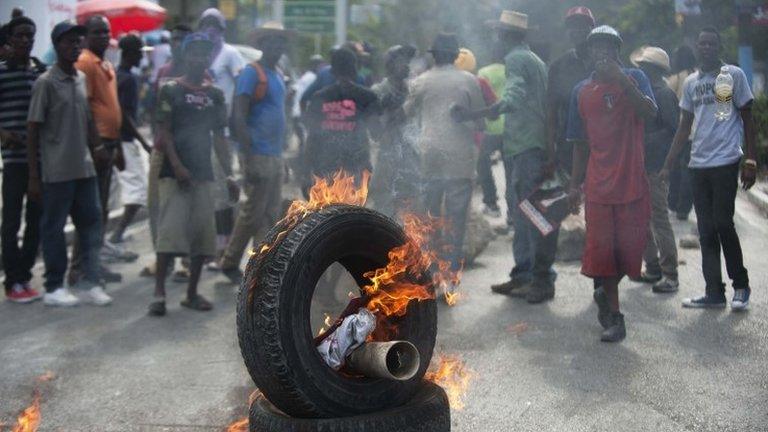 Protests in Port-au-Prince