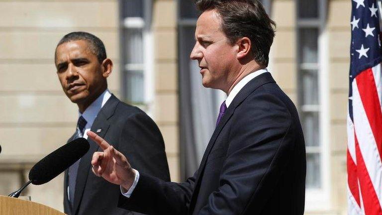 Barack Obama and David Cameron