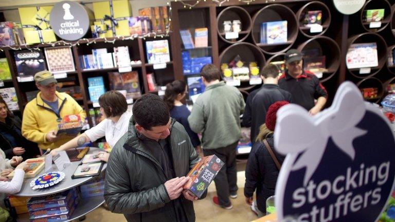 Shoppers browse at Marbles:The Brain Store, within the King of Prussia Mall in King of Prussia, Pennsylvania, in this file photo taken December 6, 2014.