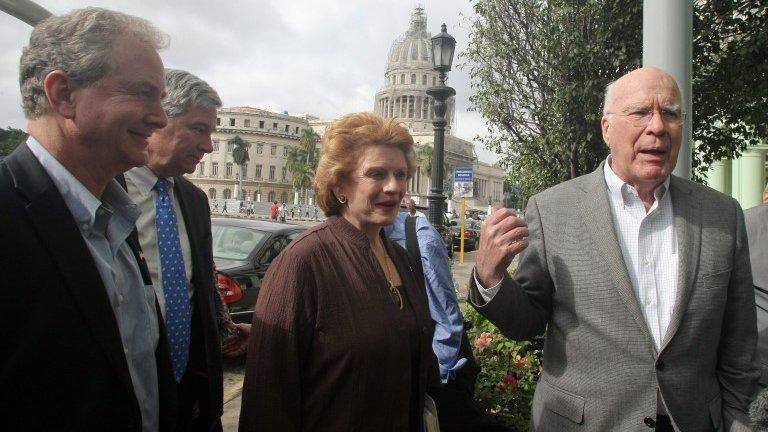 US Congressional delegation in Havana