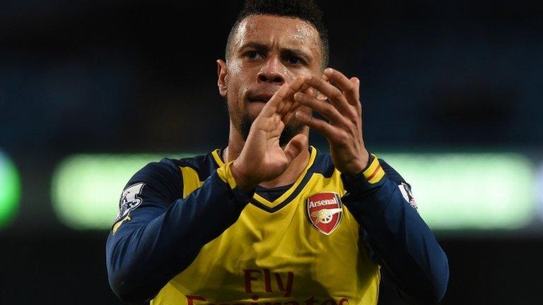 Arsenal midfielder Francis Coquelin