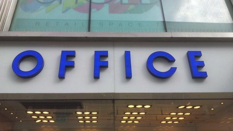 Office shoe shop on Oxford Street