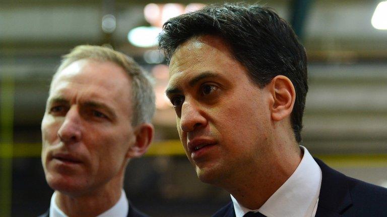 Jim Murphy and Ed Miliband