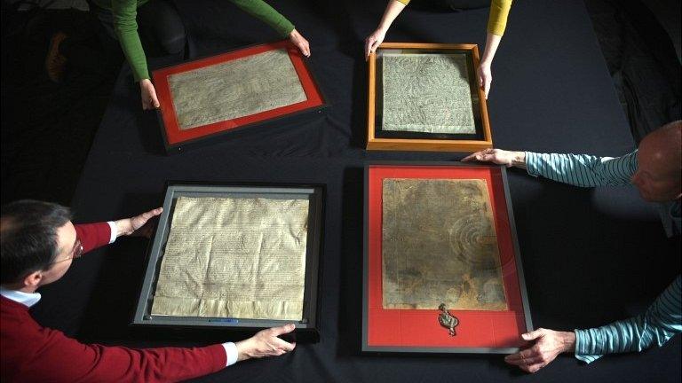 The four 1215 Magna Cartas