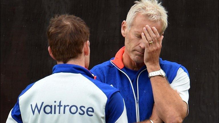 England captain Eoin Morgan and head coachPeter Moores