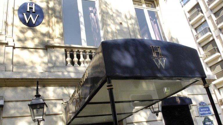 The Harry Winston boutique in Paris, file