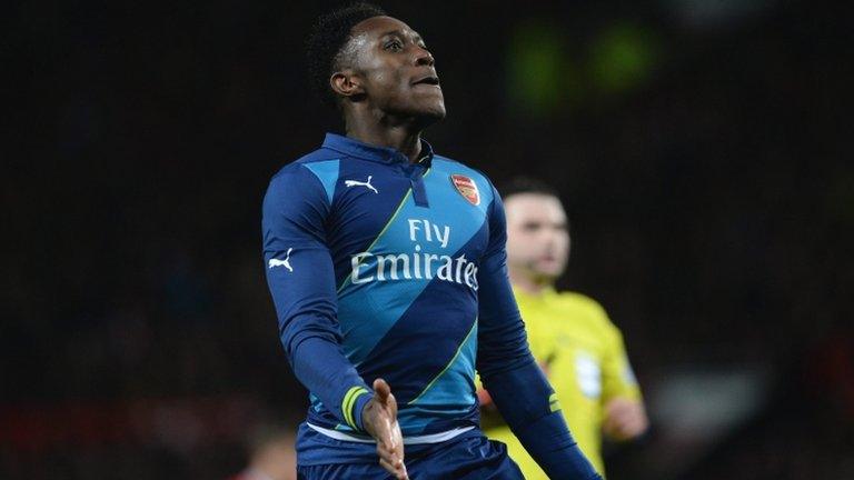 Danny Welbeck celebrates