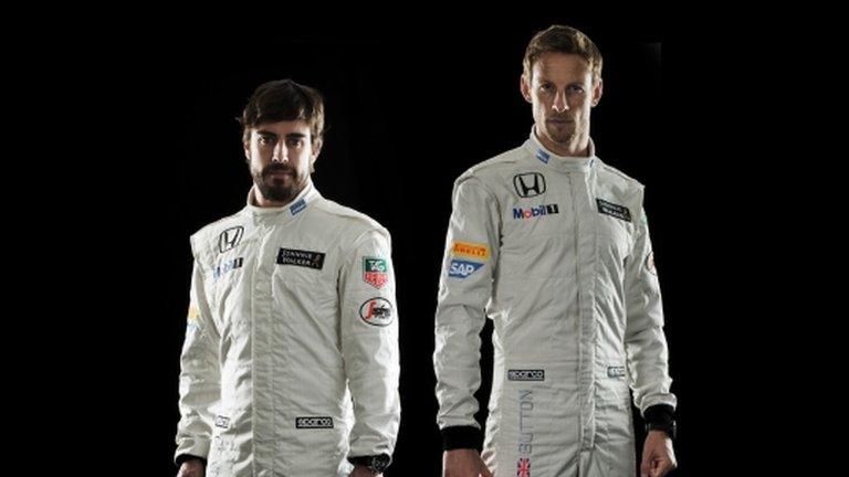 Fernando Alonso and Jenson Button