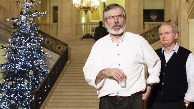 Gerry Adams and Martin McGuinness