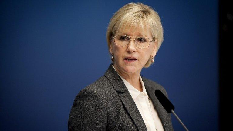 Sweden's Foreign Minister Margot Wallstrom - 30 October 2014