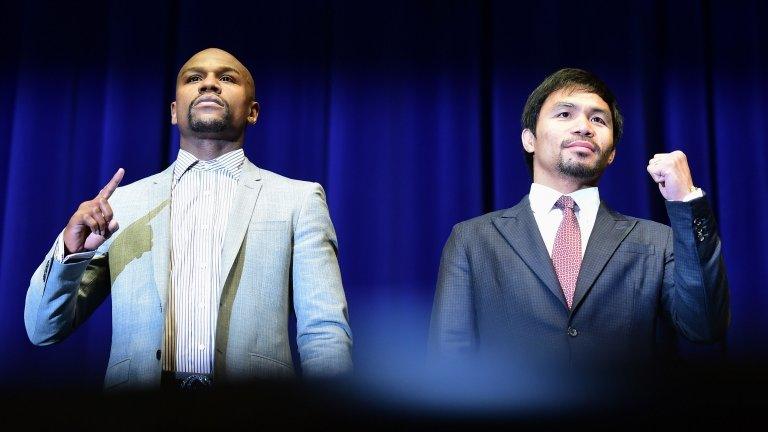 Floyd Mayweather and Manny Pacquiao