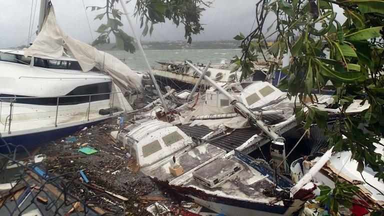 Damage in Port Vila