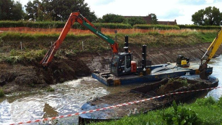 Dredging on the Somerset Levels