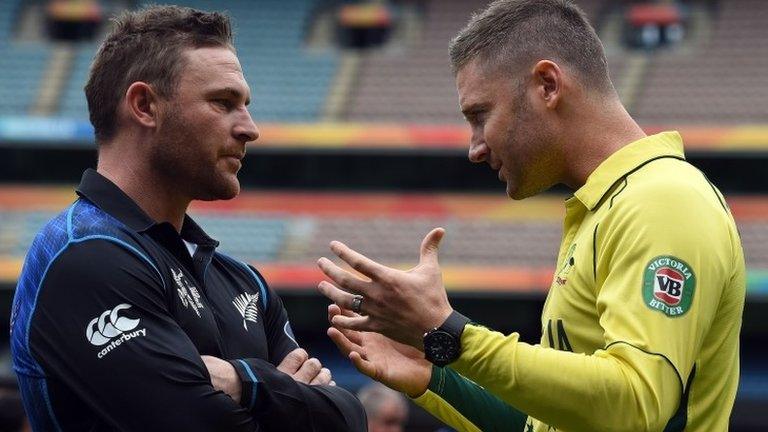 Brendon McCullum & Michael Clarke