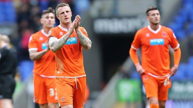 Blackpool captain Peter Clarke