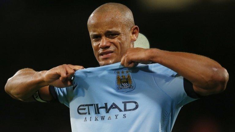 Manchester City captain Vincent Kompany