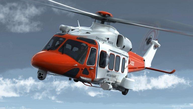 Coastguard rescue helicopter generic